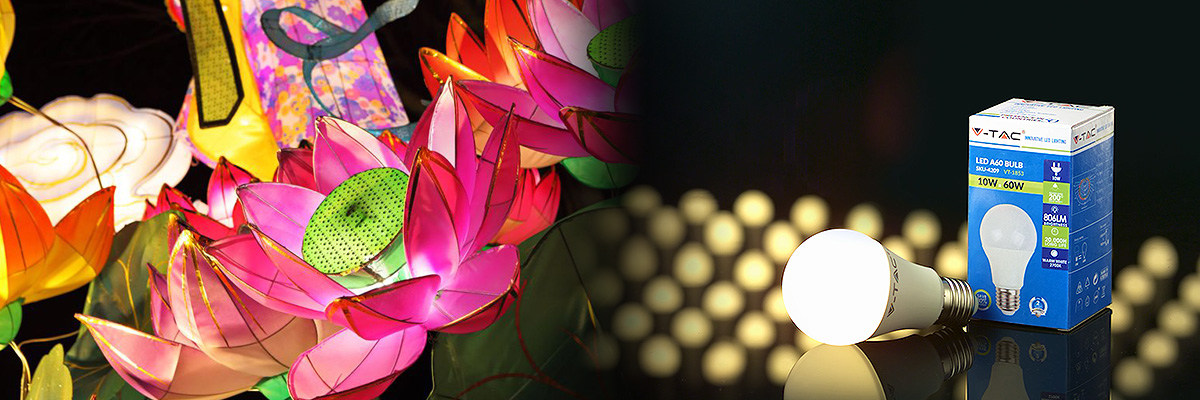 Ein LED-Flügel am Lichtfestival in Kalifornien